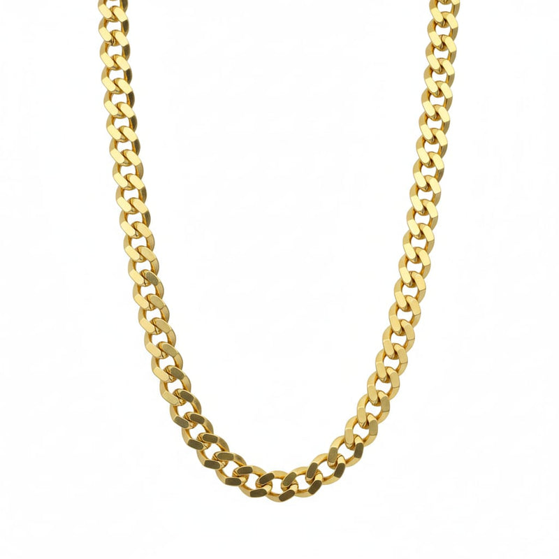 18k Gold Monaco Chain - 18k Gold Chain - Embellish Gold Jewelry & Diamond
