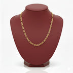 18k Gold Figaro 1 Chain