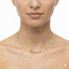 18k Gold Figaro 1 Chain