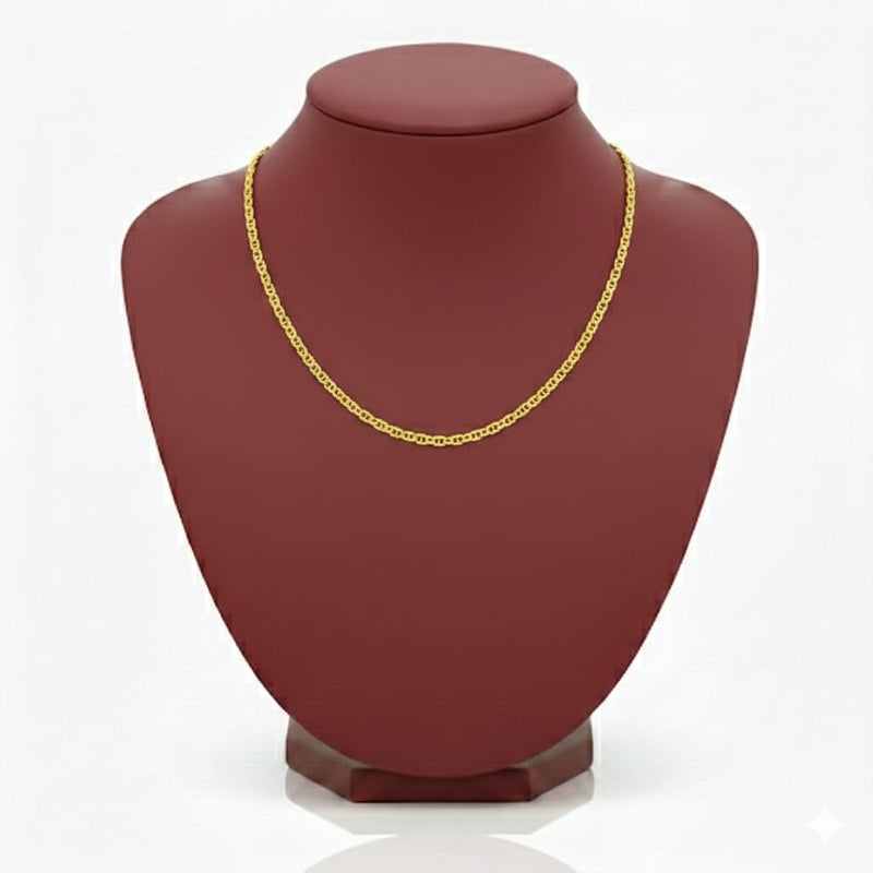 18K Real Gold Elegant Chain - 18k Gold Chain - Embellish Gold