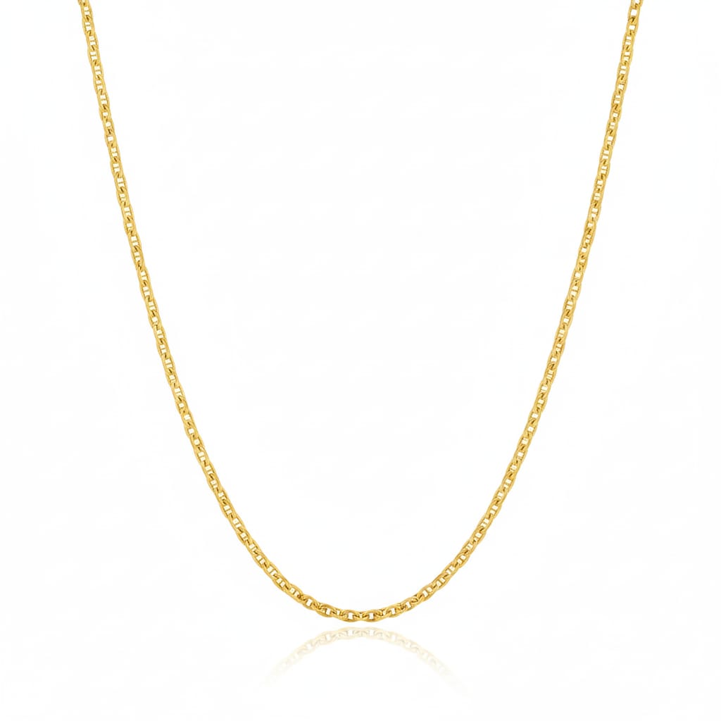 18K Real Gold Elegant Chain - 18k Gold Chain - Embellish Gold