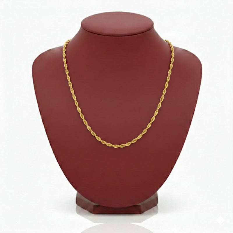18K Real Gold Disco Chain - 18k Gold Chain - Embellish Gold