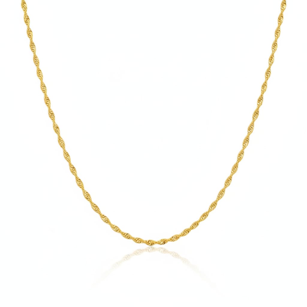 18K Real Gold Disco Chain - 18k Gold Chain - Embellish Gold