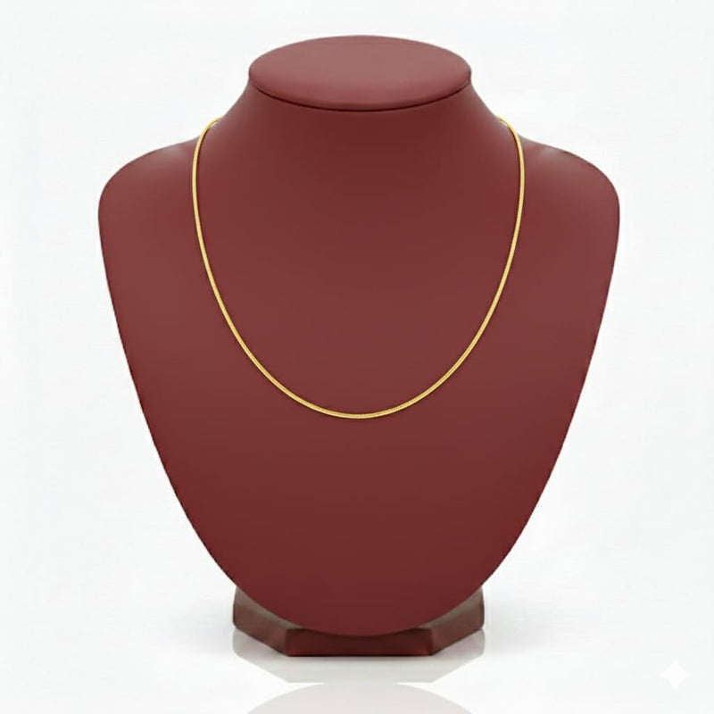 18k Gold Foxtail Chain - 18k Gold Chain - Embellish Gold