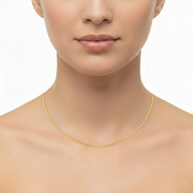 18k Gold Timeless Chain - 18k Gold Chain - Embellish Gold