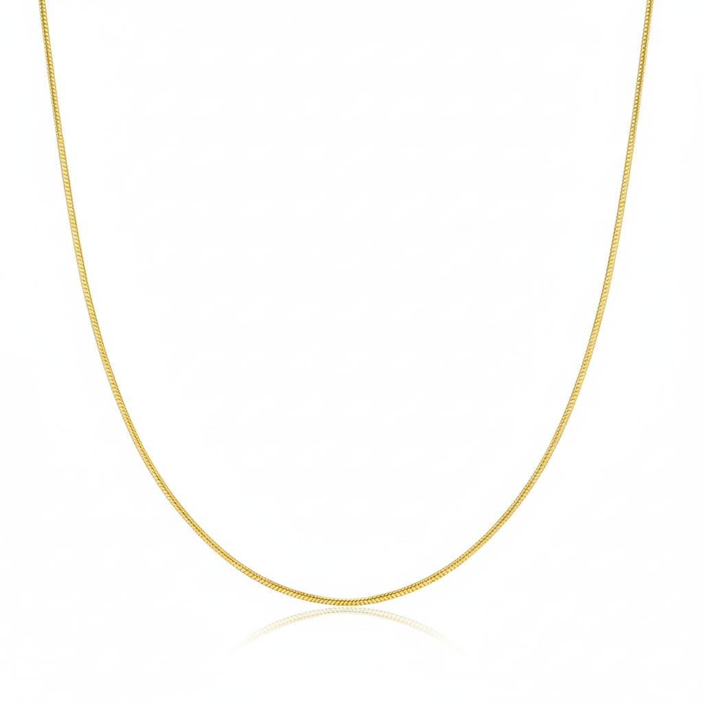 18k Gold Foxtail Chain - 18k Gold Chain - Embellish Gold