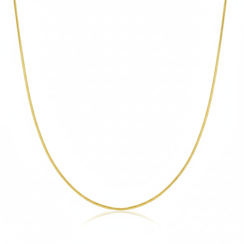 18k Gold Foxtail Chain - 18k Gold Chain - Embellish Gold