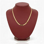 18k Gold Flat Snake Chain