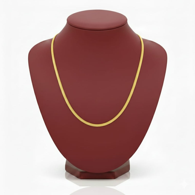 18k Gold Elegant Chain - 18k Gold Chain - Embellish Gold