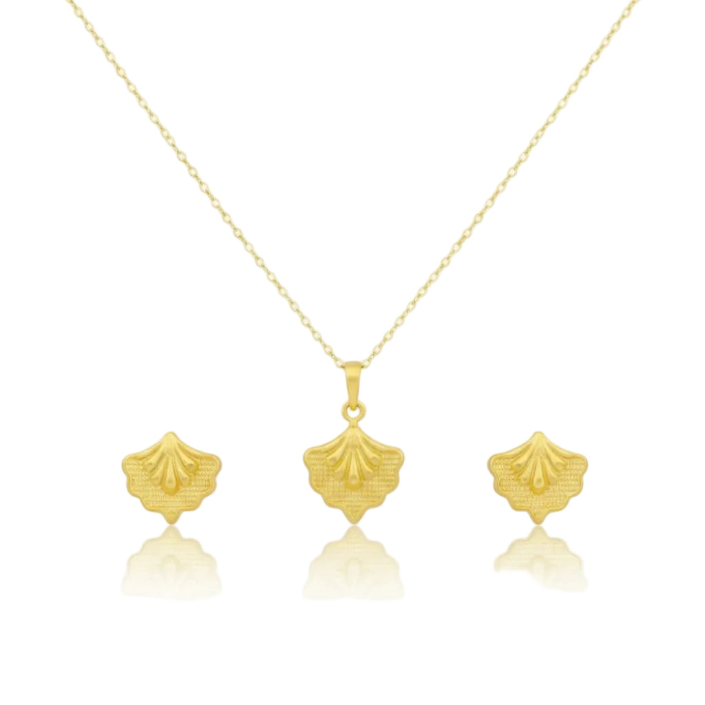 18K Real Gold Peacock Necklace And Earring Set - Best Seller - Embellish Gold