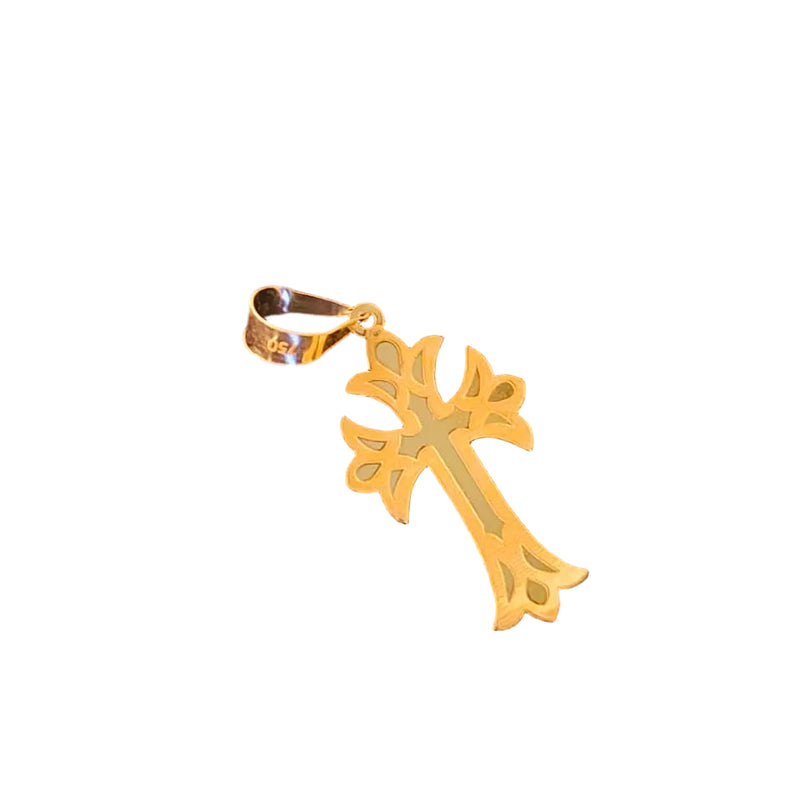 18k Gold Cross Pendants - 18k Gold Pendant - Embellish Gold Jewelry & Diamond