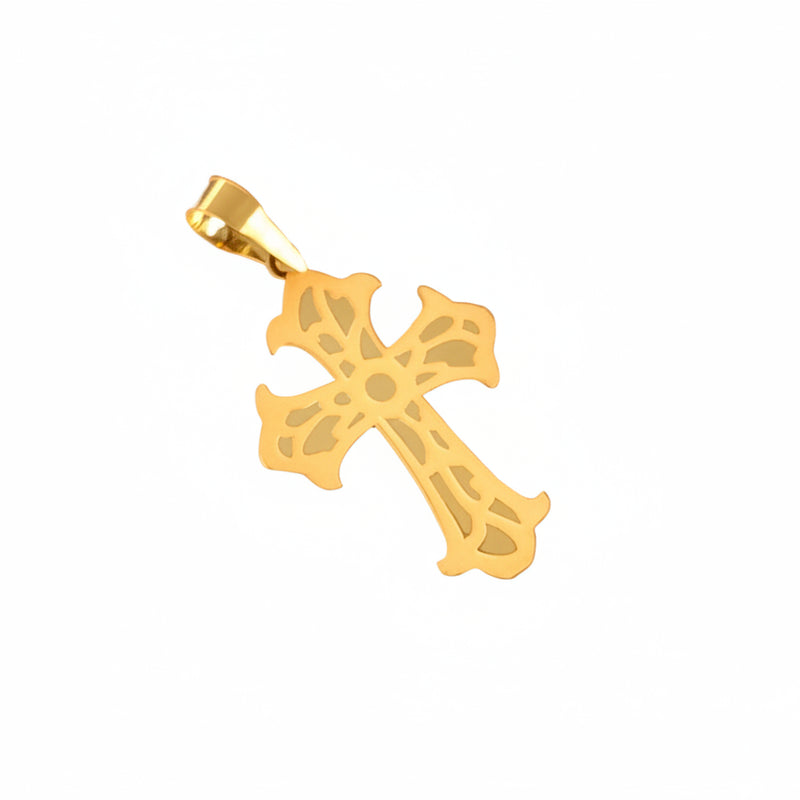 18k Gold Cross Pendants - 18k Gold Pendant - Embellish Gold Jewelry & Diamond