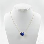 18k Gold Heart Swarovski Necklace