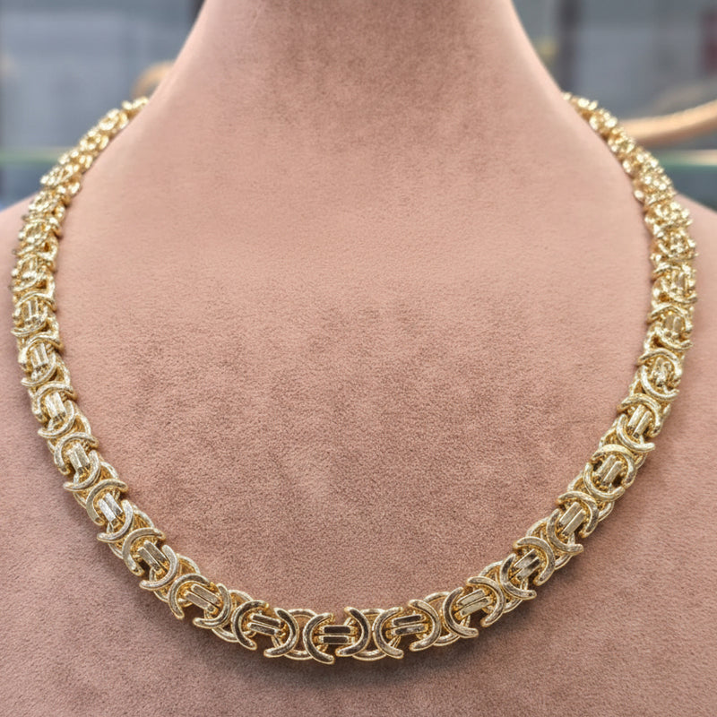 18k Gold Versace Chain 3 - 18k Gold Chain - Embellish Gold Jewelry & Diamond