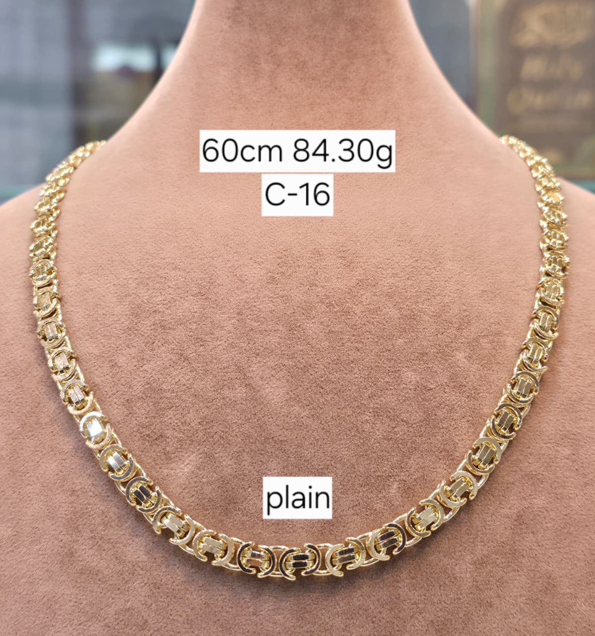 18k Gold Versace Chain 4