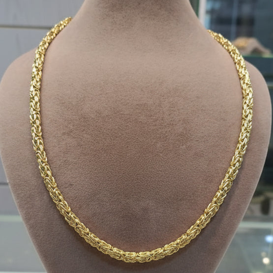 18k Gold Link Inspired Chain - 18k Gold Chain - Embellish Gold Jewelry & Diamond