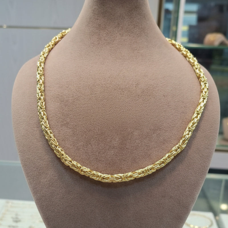 18k Gold Link Inspired Chain 2 - 18k Gold Chain - Embellish Gold Jewelry & Diamond