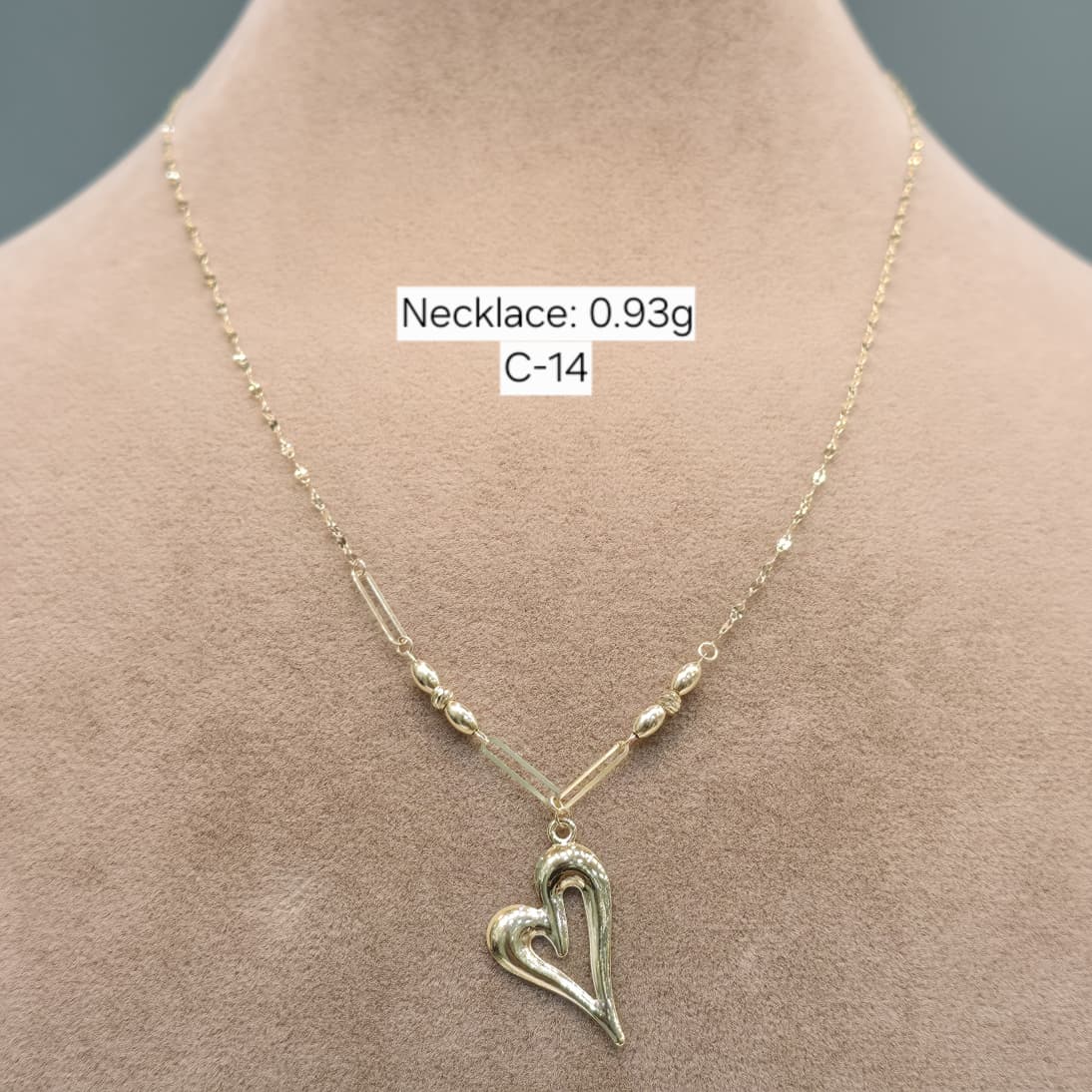 18k Gold Sexy Heart Necklace