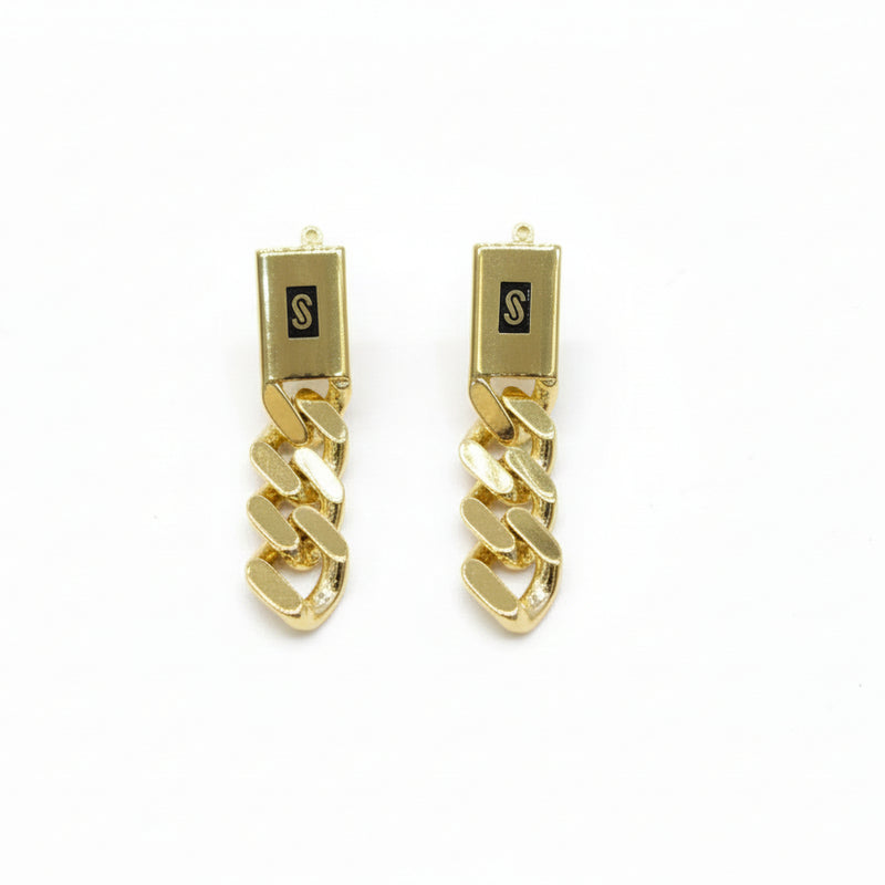 18k Gold Solid Chain Jewelry Set - مجموعة متميزة - Embellish Gold Jewelry & Diamond
