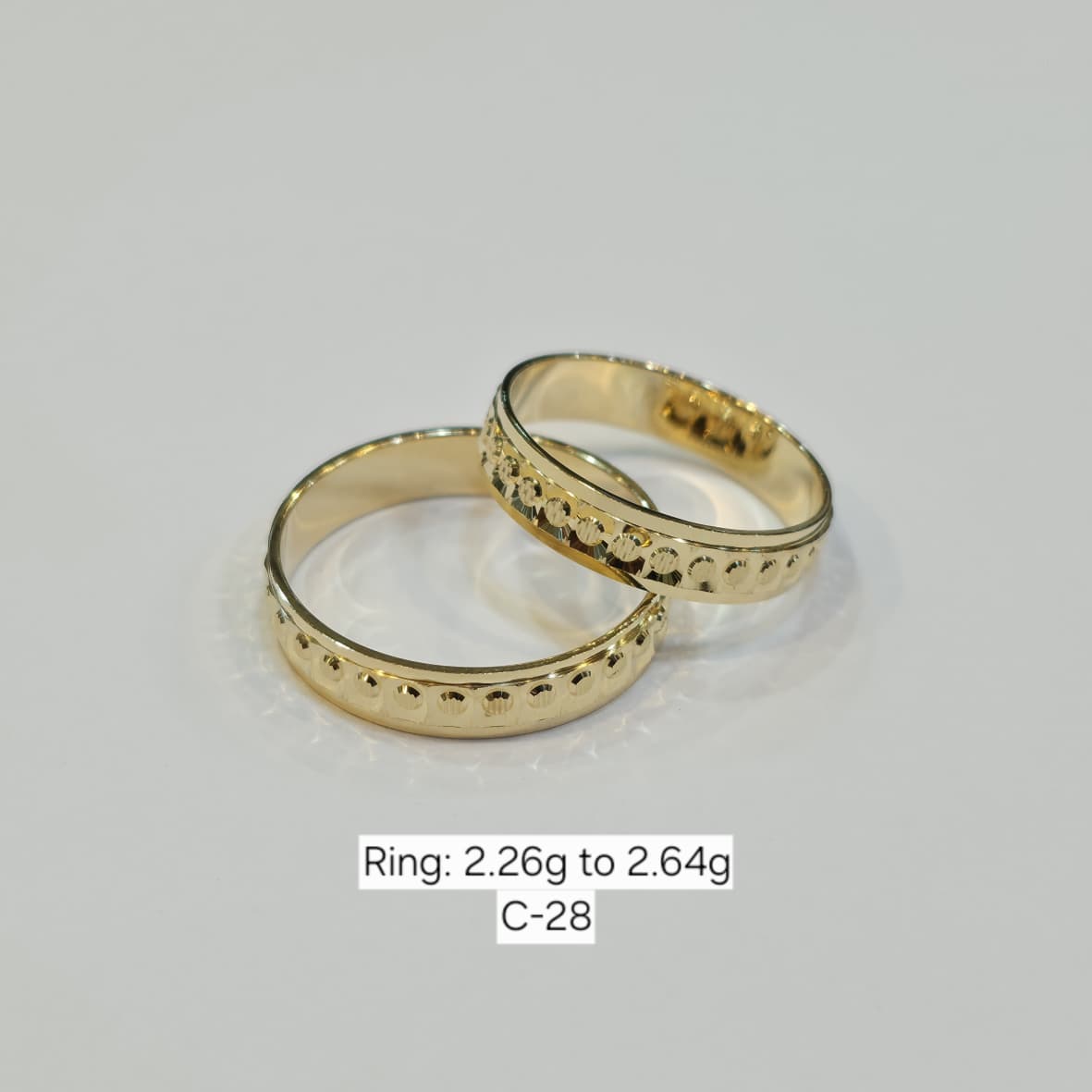 18k Gold Dia Cut RIng