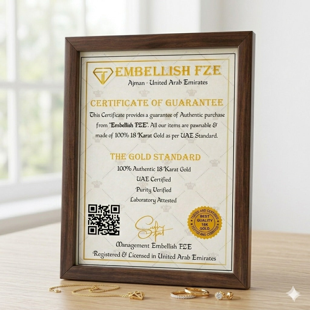 18k Gold Glaze Maze Jewelry Set