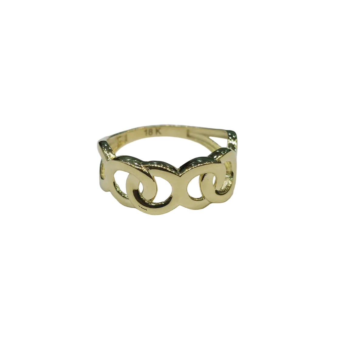 18k Gold Loop Style Ring