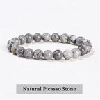 Natural Beads Bracelet - 18k Gold Bracelet - Embellish Gold Jewelry & Diamond