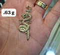 18k Gold Light Dragon Pendant