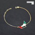 18k Gold UAE Flag Inspired Bracelet
