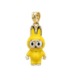 18k Gold Labubu Pendant