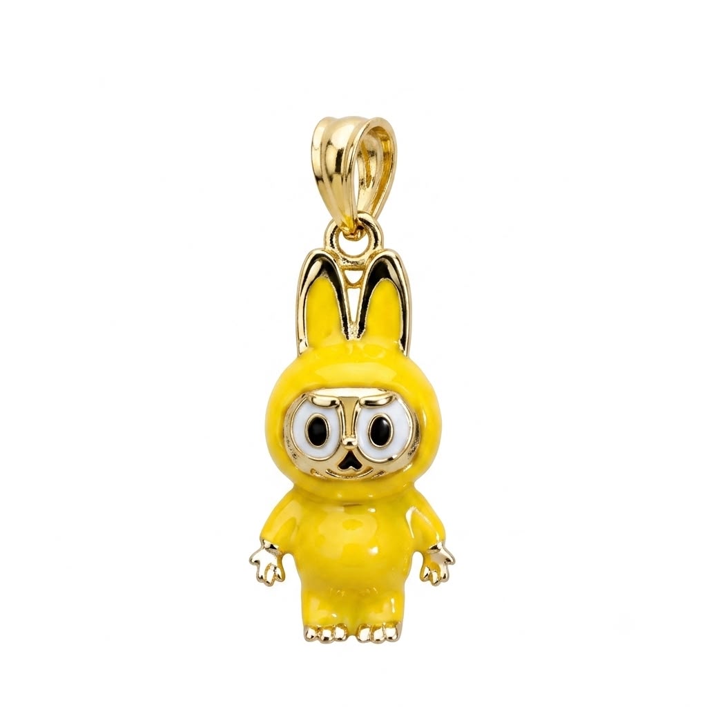 18k Gold Labubu Pendant - ad collection - Embellish Gold Jewelry & Diamond