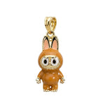 18k Gold Labubu Pendant