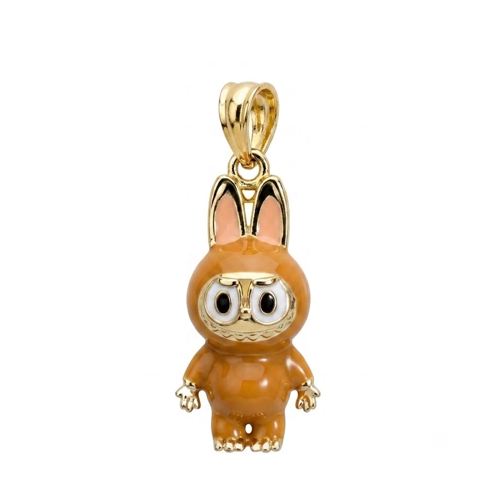 18k Gold Labubu Pendant - ad collection - Embellish Gold Jewelry & Diamond