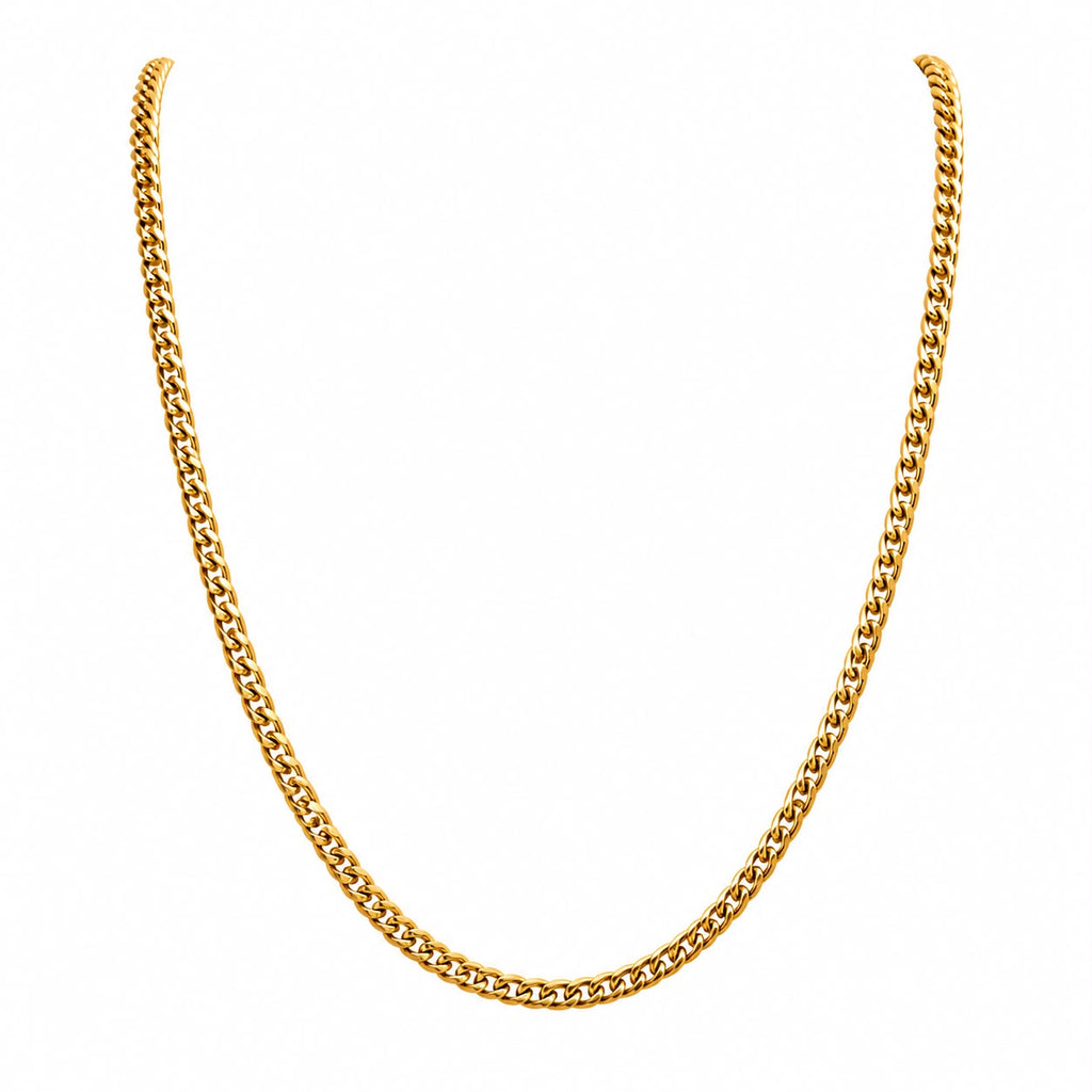 18k Gold Cuban Chain 4