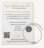 925 Silver Hamsa Eye Bracelet