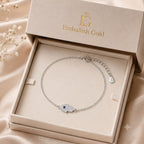 925 Silver Hamsa Eye Bracelet