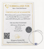925 Silver  Big Evil Eye Stone Bracelet