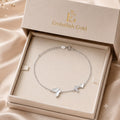 925 Silver 3 Butterfly Bracelet