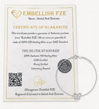 925 Silver Butterfly Stone Bracelet