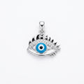 925 Silver Evil Eye Brow Pendant - 925 Silver Pendant - Embellish Gold Jewelry & Diamond