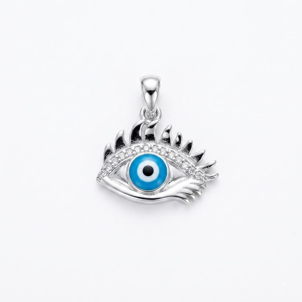 925 Silver Evil Eye Brow Pendant