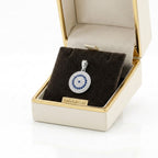 925 Silver Round Stone Pendant