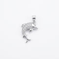 925 Silver Dolphin Stone Pendant - 925 Silver Pendant - Embellish Gold Jewelry & Diamond