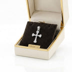 925 Silver Cross Stone Pendant