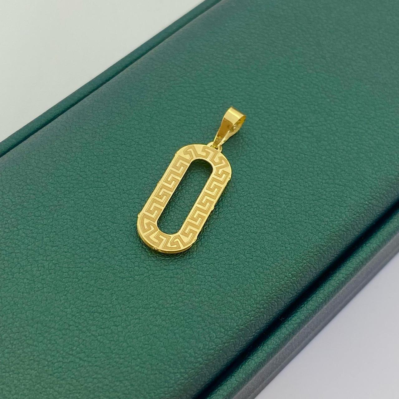 18k Clip Style Pendant