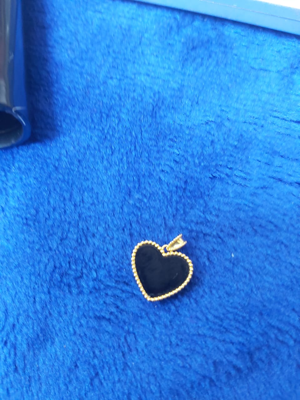 18k Gold Jade Heart Pendant