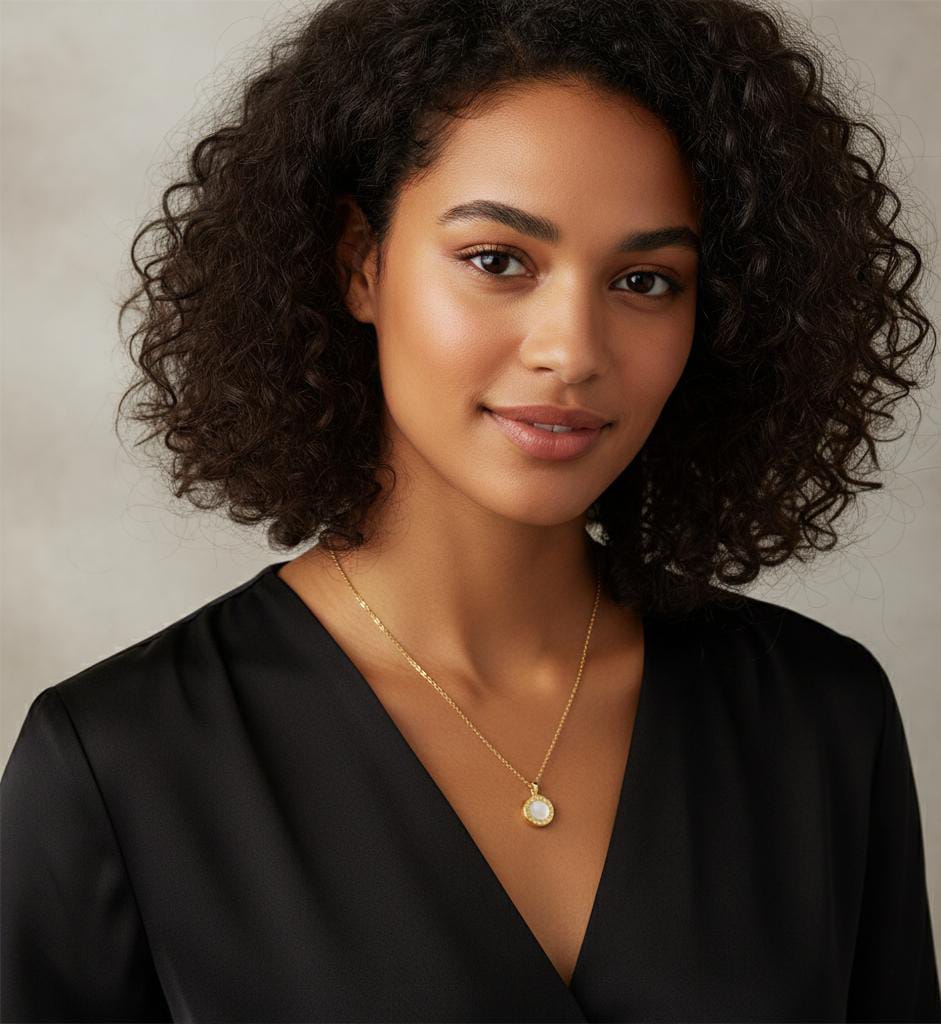 18k Gold Italian Inspired Necklace - 18k Gold Necklace - Embellish Gold