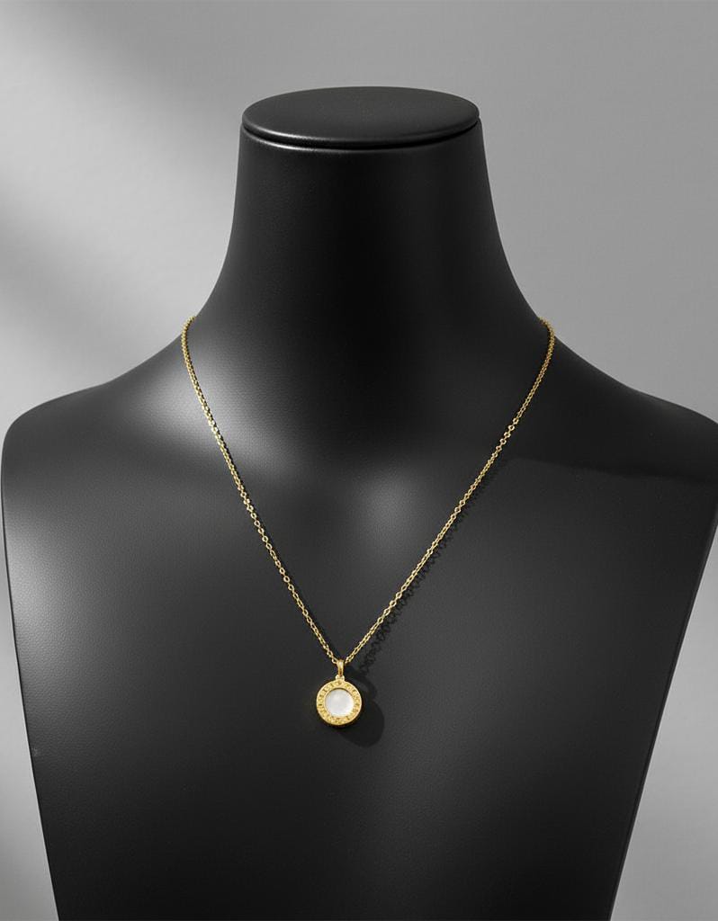 18k Gold Italian Inspired Necklace - 18k Gold Necklace - Embellish Gold