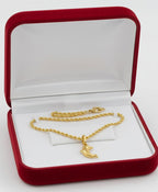 18k Gold Dolphin Necklace
