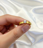 18k Gold Engagement Single Stone Ring